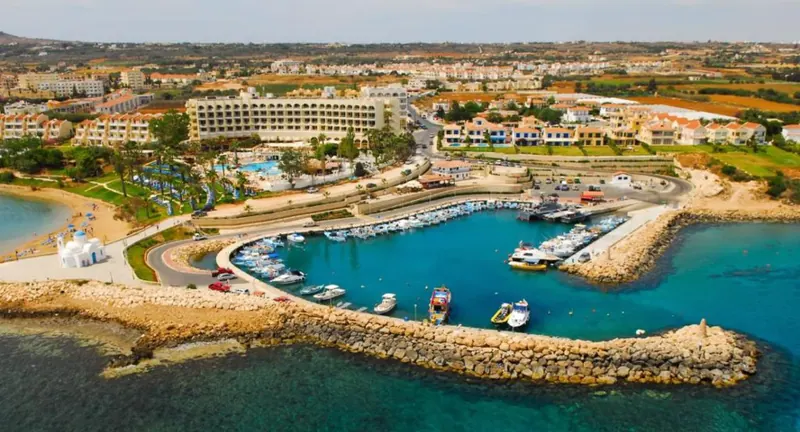 Golden Coast Harbor in Protaras, Cyprus